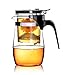 BOCHA Loose Leaf Tea Maker with Glass Teapot, Built in Infuser and Removable Filter - 2 Cup Size