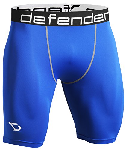 Defender Men's Compression Shorts Baselayer Cool Dry Sports Soccer BL_M