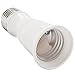 TORCHSTAR E27 to E27 Extender Adapter, E27 to E27 Edison Screw Converter Lamp Bulb Socket Lamp Holder, Fits LED/CFL Light Bulbs, Heat-resistant, Anti-burning, No Fire Hazard, Pack of 6