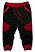 Coofandy Casual Elastic Waist Harem Training Jogger Sport Short Baggy Pants Black X-Large