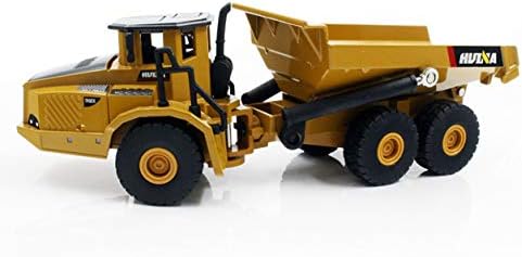 Dailyinshop HUINA TOYS NO.1712 1/50 Alloy Dump Trucks Car Professional Engineering Model