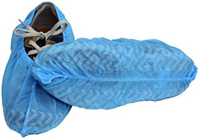 Adna Giftware Disposable Shoe Covers (100-Pack) Water Resistant, Hypoallergenic, Allergy-Free | One Size Fits All | Indoor and Outdoor Use | Heavy Duty