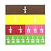 EAI Education Jumbo Magnetic QuietShape® Foam Fraction Tiles - Set of 67