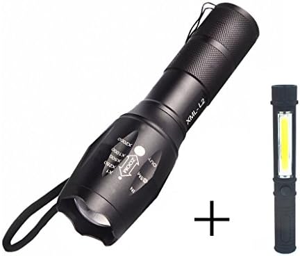 LED Flashlight Tactical Pocket Sized Torch 1000 Lumen CREE XML T6 Ultra Bright Water Resistant Zoomable 5 Light Modes