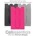 USA Merchant | Cell Phone Wallet with Stand by Cellessentials: (for Credit Card & Id) iPhone, Android & Most Smartphones | 3 Pc Pack - Black, Grey & Pink