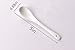 AWHOME White Porcelain Spoons Coffee, Tea, Yogurt and Ice-cream, Cutlery Fitting Ceramic Spoons 5 Inch Set of 10