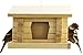 Wild Bird Feeder With 4 Feeding Ports Weatherproof Durable and Easy to Refill Wooden Bird Feeder