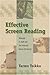 Effective Screen Reading: Managing Electronic Information Effectively by Tarmo Toikka (2008-11-30) by