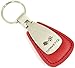 Chevrolet Chevy Corvette C3 Leather Key Chain Red Tear Drop Key Ring
