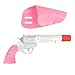 Teemway 2 Pcs Toy Cowboy gun Cowgirl Guns & Holster Sets, Toy Gun Set With Badge And Belt And Bullets, Toy Gun Holster Set for Kids