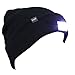 Trasfit Unisex 5 LED Knitted Beanie Hat for Camping, Grilling, Auto Repair, Jogging, Walking, or Handyman Working, Hands Free Led Beanie Cap (BLACK)