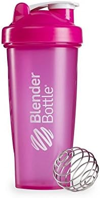 28 OZ. Blender Bottle Classic Shaker Cup with Loop Top FULL COLORS (Full Pink)