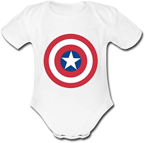 AHHCHI Unisex Baby Captain America Rompers Bodysuit
