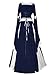 Misassy Womens Medieval Dress Renaissance Costumes Irish Over Long Dress Cosplay Retro Gown