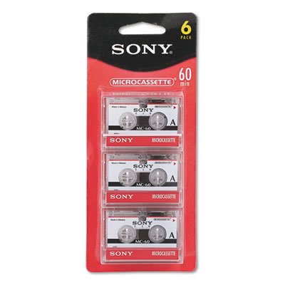 SON21112 - Sony Dictation Microcassettes, 60 Minutes (30 x 2), 6/Pack 21112 / SON21112