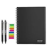 WOBEECO Letter Size College Ruled Reusable Wirebound Smart Notebook 40 pages with Erasable Pen - Blast to Cloud Storage
