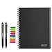 WOBEECO Letter Size College Ruled Reusable Wirebound Smart Notebook 40 pages with Erasable Pen - Blast to Cloud Storage