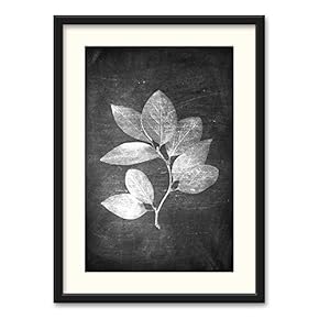 Black Paper Framed for Living Room Bedroom Abstract...