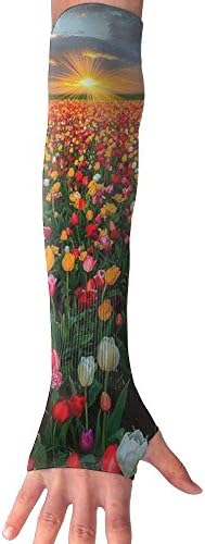 Sunrise Sunburst Tulip Fields Cooling Arm Sleeves Unisex Sun Block UV Protection International Fashion