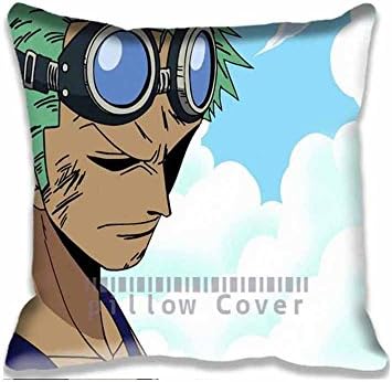 Zoro Anime Throw Pillow Covers Design - anime manga Pillowcases ; Decorative Cotton Cushion Covers Nice Gift for Girl , Simpel Design Pillows Protector
