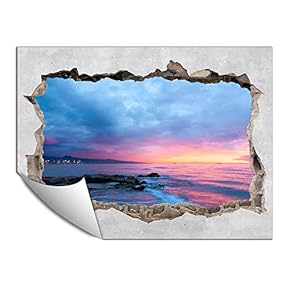 Wall Paper Small Wall Mural Creative 3D Photo Wall Art Removable Wall Decoration for Bedroom Living Room - 24x32 inches