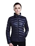 Puredown Weatherproof Women's Packable Down Puffer Jacket