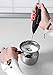Emily’s Brand (Volume 2) Double Ring Whisk Battery Operated Milk Frother HandHeld - Steamer Cappuccino Coffee Maker Stainless Steel With Stand