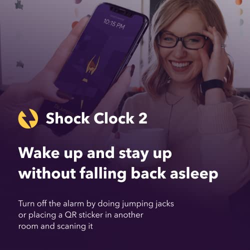 Shock Clock 2 Silent Alarm Clock Wearable Best Alarm Clock for Deep