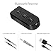 IChanger Wireless Bluetooth 4.1 Receiver Hands-Free Car Kits with 3.5mm Output for Home/Car Audio Stereo System Supporting Two Phones And IOS/ Siri (Black)