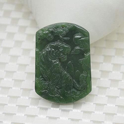 Zhiming 51 * 36 * 7 mm and Hetian Jade Jade Tiger Shengwei pendant jade Pendant