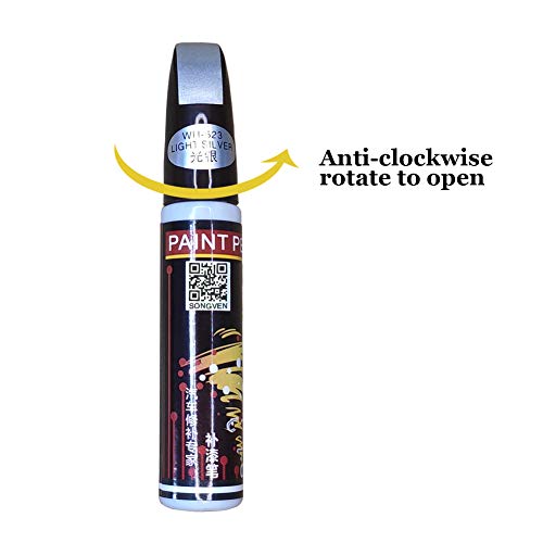 Car Scratch Remover for Deep Scratches Light Silver Universal Car Scratch Repair Body Compound Scratch Repair Pen for Vehicles Auto Scratch Remover Paint Scratch Removal for Cars (Light Silver)