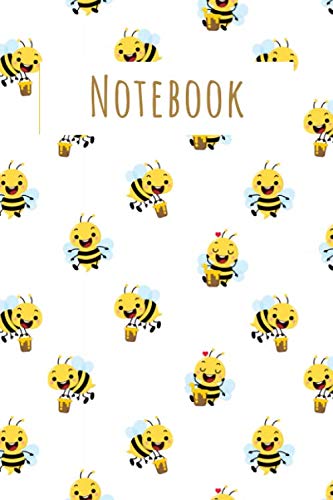 Bee Notebook: Blank Lined Journal To Write In - 120 pages - 6" x 9"