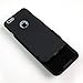 Sean Hard Protective Armor Carrying Case with Swivel Belt Clip for iPhone 6 4.7 Inch + 1 Pcs S-smile Stylus (Black)
