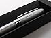 Personalized Custom Premium Metal Pen + Gift Box | Design A Truly Unique Present | Laser Engraved (Silver)