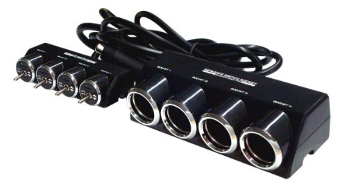 カシムラ パレートスイッチ4連ソケット KX-145の商品画像