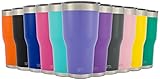 Simple Modern Cruiser Vacuum Insulated 30oz Tumbler - Double-Walled 18/8 Stainless Steel Hydro Travel Mug with Lid - Sweat Free Coffee Cup - Powder Coated Flask - Royal Raspberry