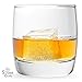 5 O'Clock Rocks 6.5-Ounce Scotch and Whiskey Glasses with FREE Mixologist Recipe Book (Set of 2). Great Gift for Dad!