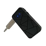 Hapyia Portable Wireless Bluetooth Receiver, Hands-Free Car Kit, Portable Wireless Audio Adapter 3.5 mm Stereo Output