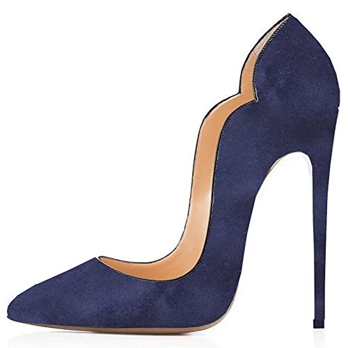 Comfity Pumps for Women, Sexy Pointed Toe High Heels Slip On Shoes Party Wedding Pumps 7.5 M US