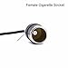 CHAFON Female Cigarette Socket to DC 5.5mm x 2.1mm for Car Charger UPS Battery Backup and Portable Generator