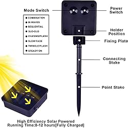 Solar String Lights Outdoor 100 Led 40 Feet