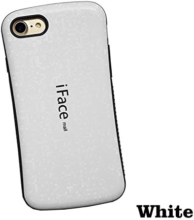 iPhone 8/iPhone 7 Case, KATEIYA [iFace mall] Mazel Design Rubber Rugged Shockproof Drop Protection Cover Case for Apple iPhone 8/iPhone 7 (White)