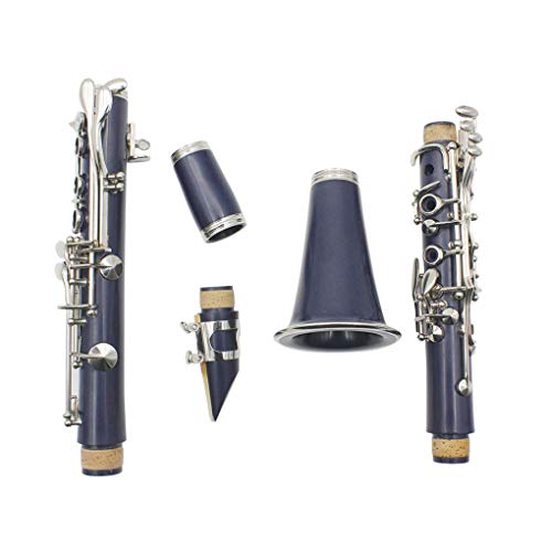 KOROWA SLADE 17 Keys ABS Double Barrel Lower B Clarinet 5 Colors Choosing for Performance Graded Examination dark blue