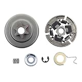 Carbhub Sprocket Clutch 3/8" for Stihl 017 018 021 023 025 MS170 MS180 MS210 MS230 MS250 Chainsaw with Washer E-Clip Kit Replace 1123 640 2003, 1123 640 2073