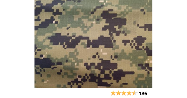 Amazon Com Us Navy Nwu Digital Green Nyco Ripstop 65 Camouflage Fabric By The Yard