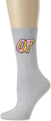 Kaittrty Unisex's Odd Future OF Donut Logo Comfort Warm Crew Socks