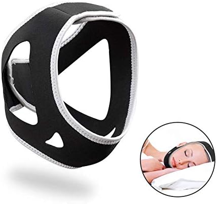 Anti Snoring Chin Strap, Best Snoring Solutions, Stop Snoring Devices, Adjustable Breathable Chin Support, Natural Sleep Instant Relief Jaws Support Belt for Men and Women