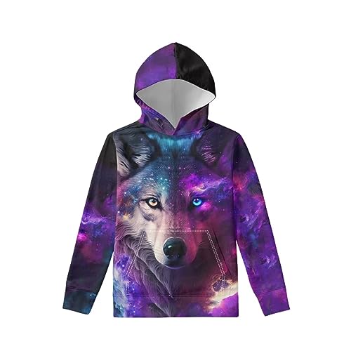 Idgreatim Fashion Wolf Print Hoodies On Amazon Youth Hoodie The Wolf