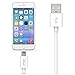 Lightning Cable, JETech 6.5ft USB Sync and Charging Lightning Cable for iPhone 6/6s/5/5s/5c, iPad 4, iPad Air 1/2, iPad mini, iPad Pro (White) - 0455