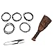 IMAGE Carbon Steel Bonsai Tool Set 10-Pc Master Professional Shear and Brush Kit with Tool Roll Wires in Heavy Duty Nylon Case